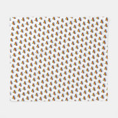 Couverture en polaire Motif Rainbow Heart (Devant (Horizontal))