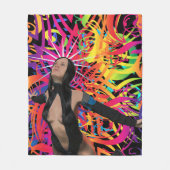 Couverture en polaire papillon étoilé (Devant)