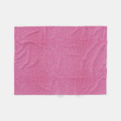 Couverture en polaire Parties scintillant rose (Devant (Horizontal))