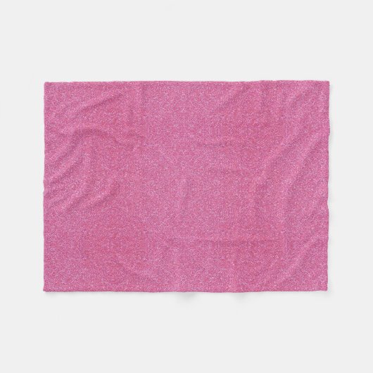 Couverture en polaire Parties scintillant rose (Devant (Horizontal))