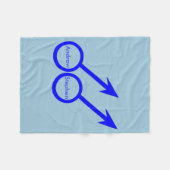 Couverture en polaire personnalisable pour les ama (Devant (Horizontal))