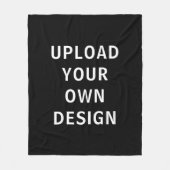 Couverture en polaire personnalisée Ajouter votre  (Devant)