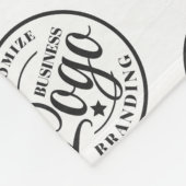 Couverture en polaire personnalisée avec logo impr (Coin)