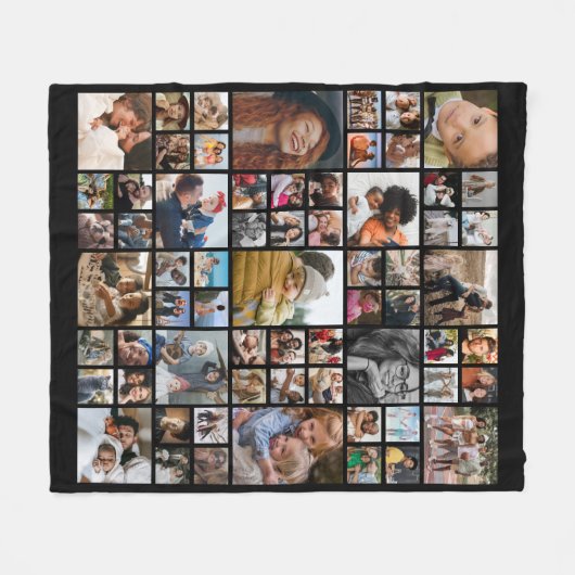 Couverture en polaire personnalisée de collection  (Devant (Horizontal))