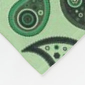 couverture en polaire personnalisée en vert pasley (Coin)