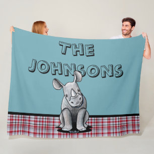 Couverture en polaire personnalisée KiniArt Baby R