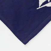 Couverture en polaire personnalisée Nautique grand (Coin)