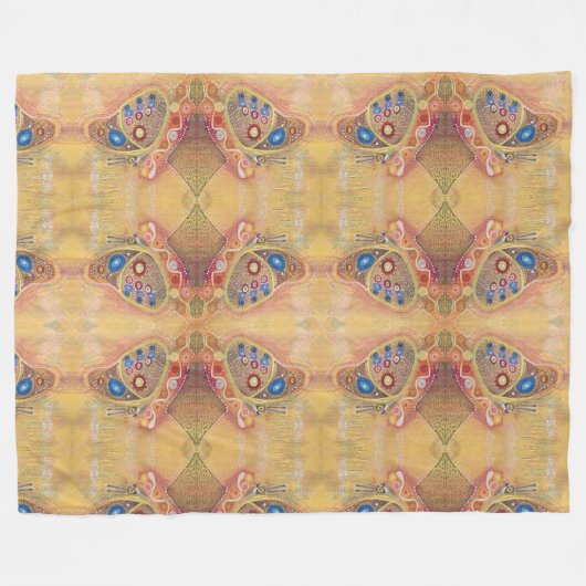 Couverture en polaire personnalisée Papillon (Devant (Horizontal))