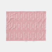 Couverture en polaire personnalisée pour enfants (Devant (Horizontal))