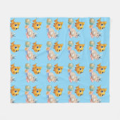 Couverture en polaire Petit Poisson (Devant (Horizontal))