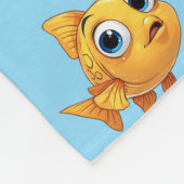Couverture en polaire Petit Poisson (Coin)