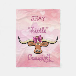 Couverture en polaire petite fille