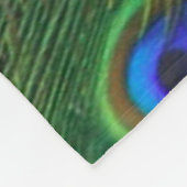 Couverture en polaire, Photo de belles plumes de p (Coin)