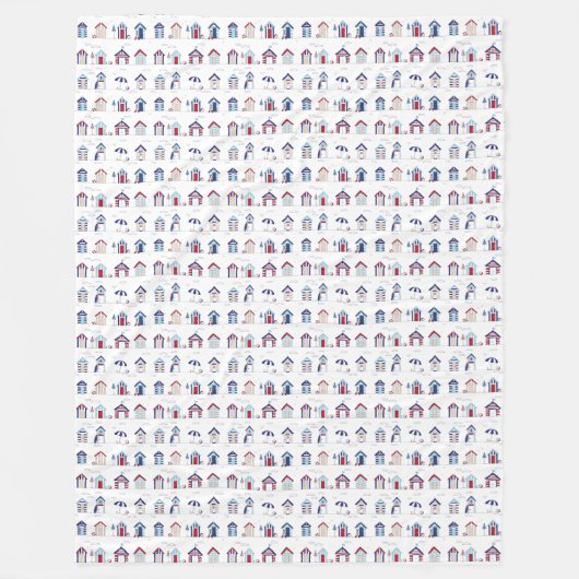 Couverture en polaire - Plages (Devant)