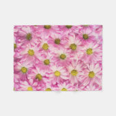 Couverture en polaire - Poissons de Gerbera rose (Devant (Horizontal))