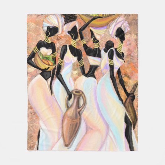 Couverture en polaire pour femmes africaines - Pei (Devant)