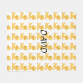 Couverture en polaire pour les amateurs de canards (Devant (Horizontal))