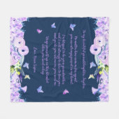 Couverture en polaire pour petite-fille (Devant (Horizontal))