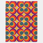 Couverture en polaire Retro Clovers (Devant)