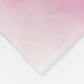 Couverture en polaire/Rose (Coin)