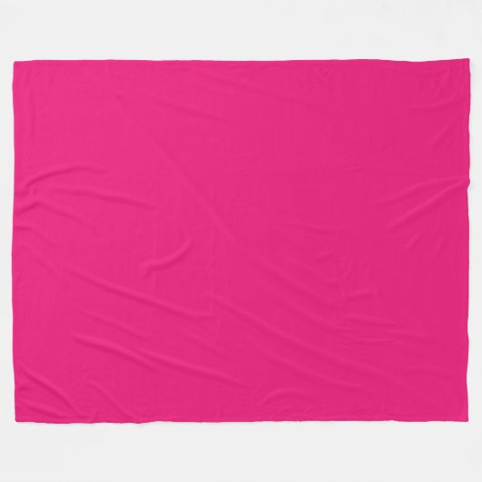 Couverture en polaire rose chaud (Devant (Horizontal))