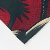 Couverture en polaire Rose corbeau 60x80 (Coin)