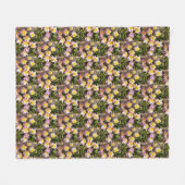 Couverture en polaire rose et jaune (Devant (Horizontal))