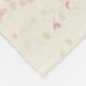 Couverture en polaire rose Roses (Coin)