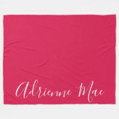 Couverture en polaire rouge Crimson simplement per (Devant (Horizontal))