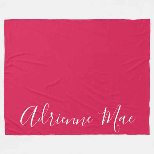Couverture en polaire rouge Crimson simplement per (Devant (Horizontal))
