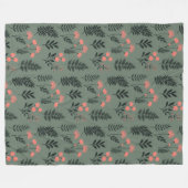 Couverture en polaire Sage Fern, grande 60" x 80" (Devant (Horizontal))