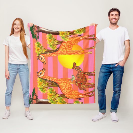 Couverture en polaire Savana (En situation)