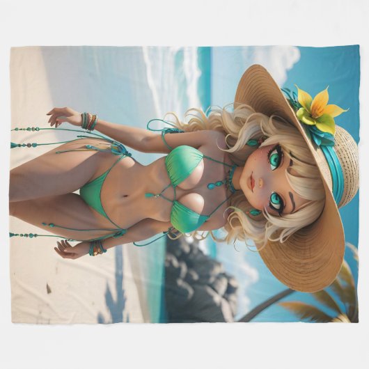 Couverture en polaire Shay Dollz (Devant (Horizontal))