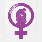 Couverture en polaire sisterhood (Devant)