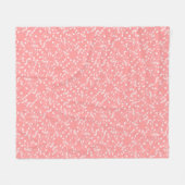Couverture en polaire souple rose Vintage (Devant (Horizontal))