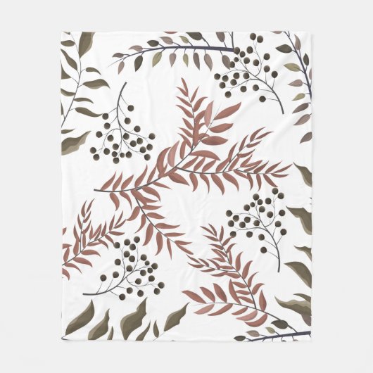 Couverture en polaire Tan Earthy Design (Devant)