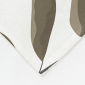 Couverture en polaire Tan Earthy Design (Coin)