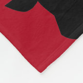 Couverture en polaire - Tête de cerf de stade (Coin)