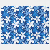 Couverture en polaire TIARE (BLEU) (Devant (Horizontal))