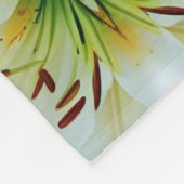 Couverture en polaire Tigre Blanc Jaune Lilly (Coin)