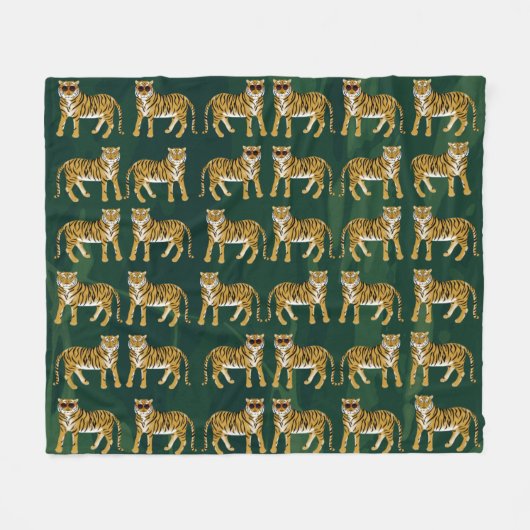 Couverture en polaire tigres (Devant (Horizontal))
