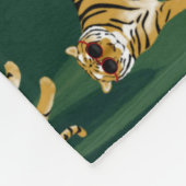 Couverture en polaire tigres (Coin)
