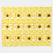 Couverture en polaire tournesol (Devant (Horizontal))