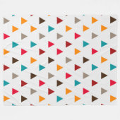 Couverture en polaire - Triangles multicolores (Devant (Horizontal))