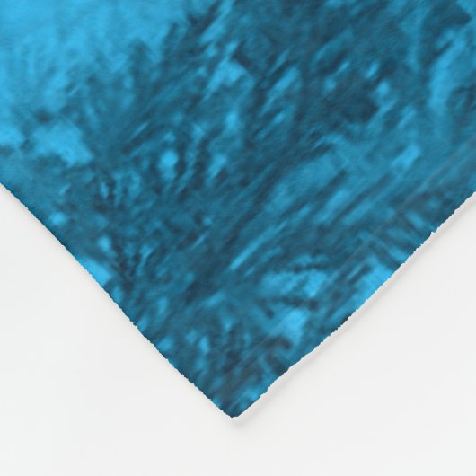 Couverture en polaire turquoise (Coin)