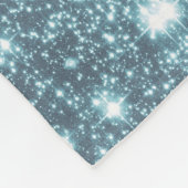Couverture en polaire turquoise Stars (Coin)