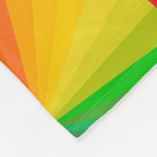 Couverture en polaire - Ventilateurs en agrumes