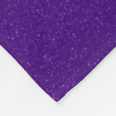 Couverture en polaire violette à deux tons personn (Coin)