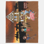Couverture en polaire Wild West Jamboree (Devant)