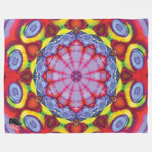 Couverture en polaire Wowzer Kaleidoscope (Devant (Horizontal))